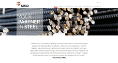 Desktop Screenshot of mmdsteel.com